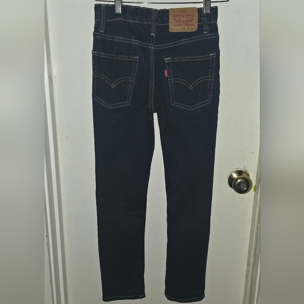 Levi's 512  12 Reg. Kids Dark Blue Adjustable Waistband Jeans